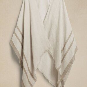 BANANA REPUBLIC Lina Linen Poncho, Italy, NWT